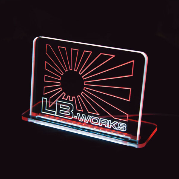 日章 LED ACRYLIC PLATE
